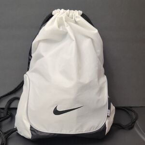 Nike Black and Gray Drawstring Backpack Firm On Price